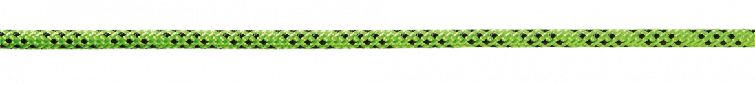 Cordes Cordelettes auxilliaires - 8 mm - Noir/Vert fluo - 100 m - Type L
